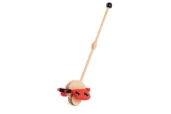 Bajo Wooden Ladybird Push Along