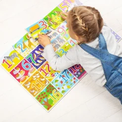 Big Jigs - Wooden Floor Puzzle Counting 1-20