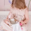 Bonnika Baby Doll With Knitted Carry Cot Green Outfit