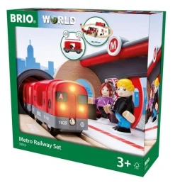 Brio - 20 Piece Metro Railway Set