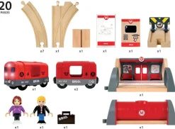 Brio - 20 Piece Metro Railway Set