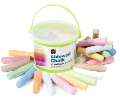 Chalk - Sidewalk Chalk Bucket 24 Pieces