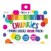 Chunkies Paint Sticks - Neon 6 Pack