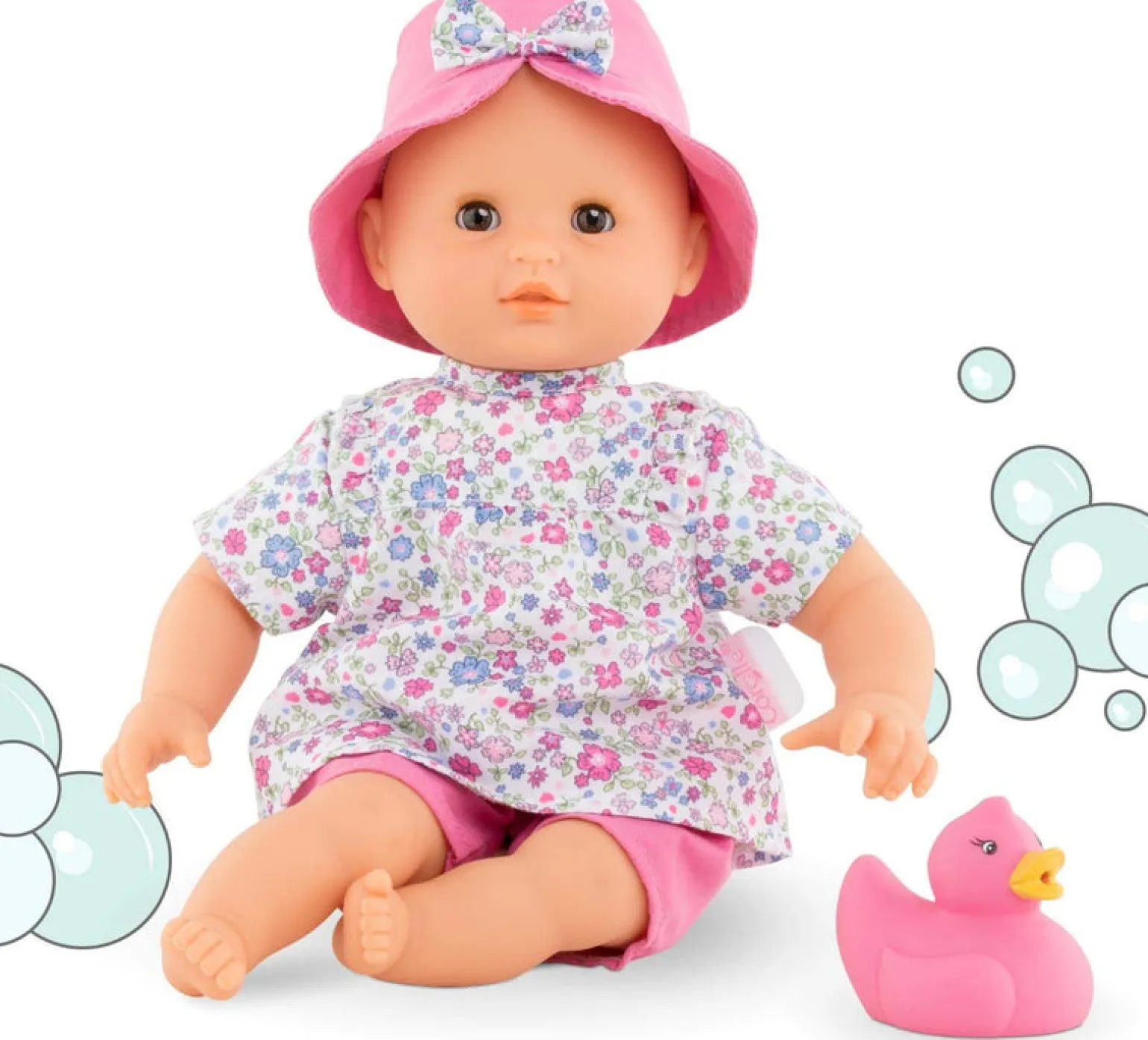 Corolle - Bebe Bath Pink Flowers