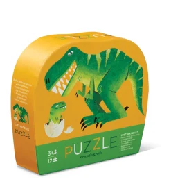 Crocodile Creek - Just Hatched Dinosaur Puzzle, 12 Pieces