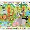 Djeco - 35 Piece Observation Puzzle, Jungle
