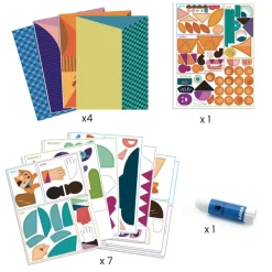 Djeco - Collages & Stickers