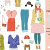 Djeco - Dressing Room Paper Dolls