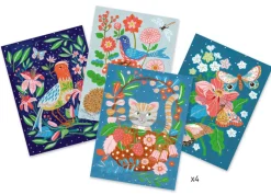 Djeco - Felt Brushes, In The Garden