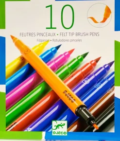 Djeco - Felt Tip Brush Pens