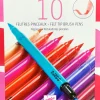 Djeco - Felt Tip Brush, Sweet Pack