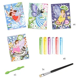 Djeco - Glitter Boards Fairies