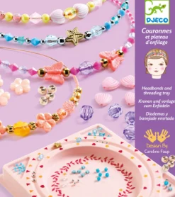 Djeco - Headbands And Threading Tray