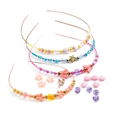 Djeco - Headbands And Threading Tray