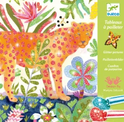 Djeco - Tropico Glitter Picture Boards