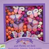 Djeco - Wooden Beads, Butterfly