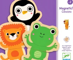 Djeco - Wooden Fridge Magnets, Coucou