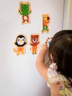 Djeco - Wooden Fridge Magnets, Coucou