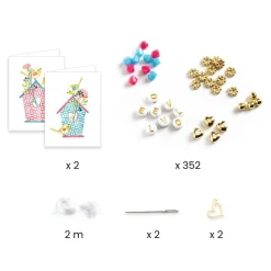 Djeco Bead Set You & Me Letter Threading