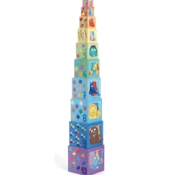 Djeco Blocks, Rainbow Theme