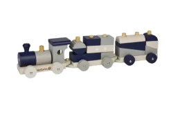 Everearth Wooden Train With Sorting Blocks Pastel