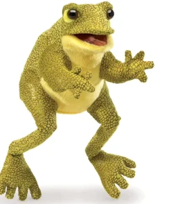 Folkmanis - Green Frog Hand Puppet