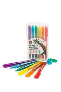 Glitter Markers 6 Pack
