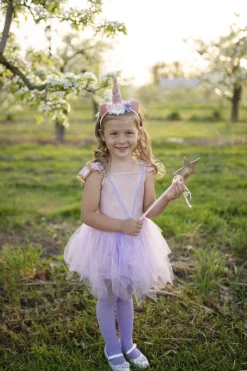 Great Pretenders - Pink Shimmer Unicorn Dress & Headband