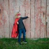 Great Pretenders Reversible Spider & Bat Cape Costume With Mask