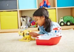 Green Toys - Rescue Boat & Helicopter