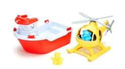Green Toys - Rescue Boat & Helicopter
