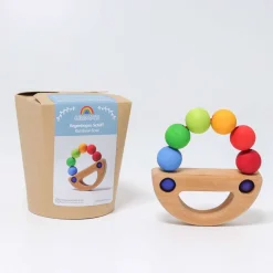 Grimms - Grasping Toy, Rainbow Boat