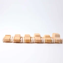 Grimm's - Natural Wooden Cars 6 Pieces