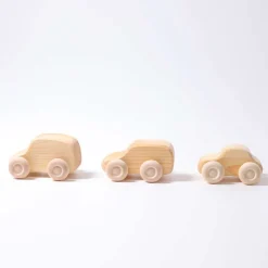 Grimm's - Natural Wooden Cars 6 Pieces