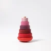 Grimms - Pink Wobbly Stacking Tower