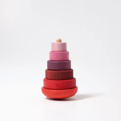 Grimms - Pink Wobbly Stacking Tower