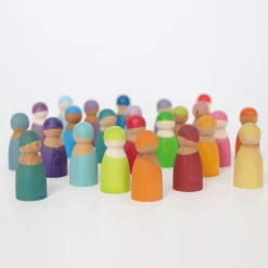 Grimms 12 Rainbow Friends Cherrywood