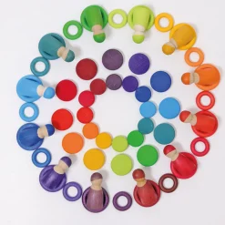 Grimms 12 Rainbow Friends Cherrywood