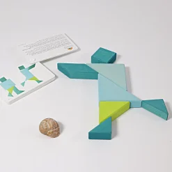 Grimm's - Tangram Turquoise