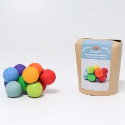 Grimms - Wooden Beads Grasper, Rainbow