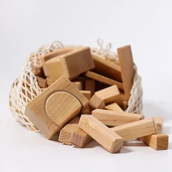 Grimms - Wooden Blocks Natural 60 Pieces
