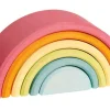 Grimms - Wooden Pastel Rainbow Medium