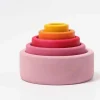 Grimm's - Wooden Small Bowls, Lollipop