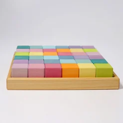 Grimm's Pastel Mosaic Building Blocks