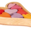 Grimm's Wooden Blocks - Red Heart
