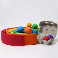 Grimm's Wooden Coloured Rainbow Large