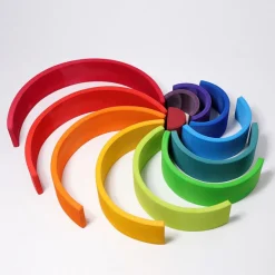 Grimm's Wooden Coloured Rainbow Large