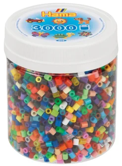 Hama Beads Tub Of 3,000 - All Colours