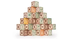 Italian Blocks Box 28 In Wood