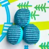 Juggling Balls - Blue And Green Spotted
